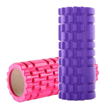 Custom Peanut High Density Electric Collapsible Vibrating Grid Cork EVA Yoga Foam Roller